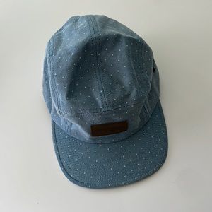 Obey jean wash polka dot hat